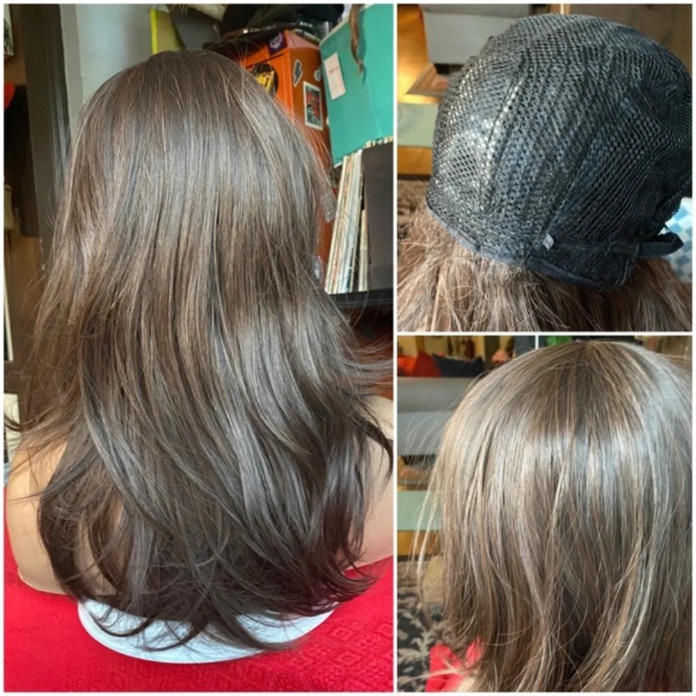 Chocolate brunette ultra real brown wig